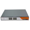 ANDDEAR-HYY4 250w POE Switch 16 port 10/100mbps Managed Network Switch Web smart Ethernet POE with 2 gigabit rj45/sfp uplink 3