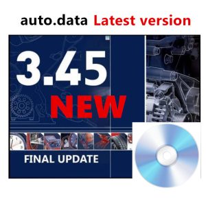 Newest version Autodata 3.45 auto repair software Auto--data 3.45 Virtual system easy install car software update to 2014 year 1