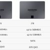 SAMSUNG SSD 500GB 870 EVO QVO 250GB Internal Solid State Disk 1TB 2T 4T HDD Hard Drive 860 PRO SATA 3 2.5 for Laptop HD Computer 4