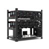 Open Mining Rig Frame for 12 GPU Mining Case Rack Motherboard Bracket ETH/ETC/ZEC Ether Accessory Tool 3 Layers 4