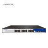 PO power pin IEEE802.3af/at active poe switch 24 port 1U 19" rack mount power supply network poe 400w with 2 gigabit sfp/rj45 2