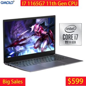 GMOLO 15.6inch Core I7 11th Gen Powerful Metal Notebook Quad Core CPU or I5 16GB/8GB DDR4 RAM Windows 10 Gaming Laptop Computer 1