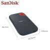 SanDisk Extreme Portable SSD 1T USB 3.1 Gen 2 Type C External Solid State Drive Storage Disk Hard Drive Mobile Storage Drive E60 3