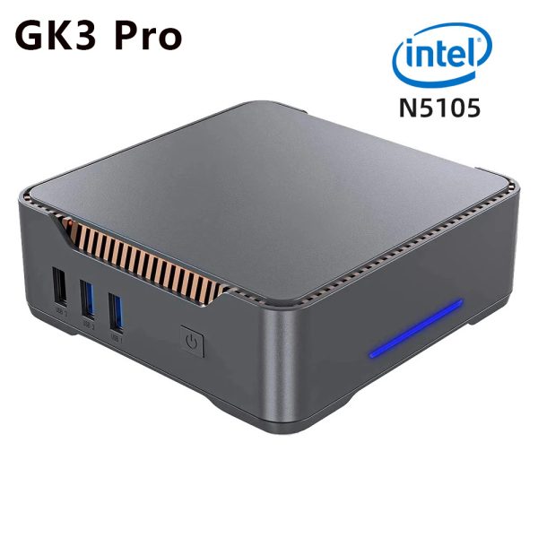 GK3 Pro GK3V Mini PC Intel Celeron J4125/N5105 Windows 11 DDR4 8GB 128GB 16GB 512GB WIFI5 1000M LAN BT4.2 VGA 4K Gaming Computer 1