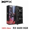 New XFX RX 6600 XT 6600XT 8GB 6650 XT Graphics Card GPU Radeon RX6600 RX6600XT GDDR6 Video Cards Desktop PC AMD PC Computer Game 2