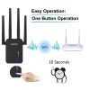 Long Range Extender 802.11ac Wireless WiFi Repeater Wi Fi Booster 2.4G/5Ghz Wi-Fi Amplifier 300/1200 M wifi router Access point 4