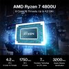 Beelink SER4 AMD Ryzen 7 4800U Windows 11 MINI PC SER5 AMD Ryzen 5 5600H DDR4 16GB 500GB SSD WIFI BT4.0 Desktop Game Computer PC 2